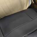 MINGBRON Car Seat Cover Full Set, Leather Car Seat Cover, Waterproof Seat Covers, Car Seat Cushion, Nappa Leather Seat Covers Car Seat Protector Universal Fit Most Cars Black
