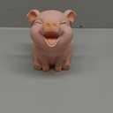 Piggy Bank with Red Bow-Knot, H&W Lovely Pig Coin Bank, Creative Shatterproof Gift Money Bank, Can Store 1000 Coins