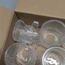 40Pcs Glass Votive Candle Holders, Clear Tea Light Candle Holders Vintage Tealight Candle Holder Bulk for Autumn, Thanksgiving Table Centerpieces, Christmas Decor (Clear)