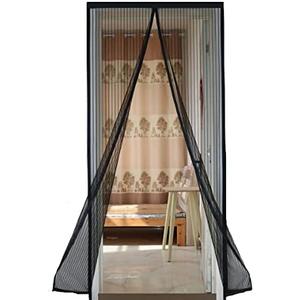 18 Magnets Magnetic Door Screen Mesh with Insect and Mosquito Net Protection for Doors, Size 39.37''x82.68'' (100x210cm)