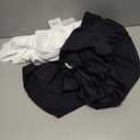 B2prity Women's Plus Size Swimsuit Tummy Control One Piece Swimdress Ruffle V Neck Cutout Wrap Bathing Suit with Skirt 18 W