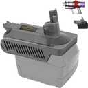 V10 Adapter for Milwaukee M18 18V Lithium Battery Convert to for Dyson V10 SV12 Animal Absolute Motorhead Fluffy Total Cordless Stick Vacuum Cleaner (only Adapter)