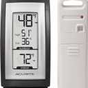 AcuRite 00831A2 Digital Thermometer with Indoor / Outdoor Temperature,Black