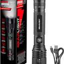 GearLight S2000 LED Rechargeable Flashlight High Lumens - Super Bright, Powerful, Mid-Size Tactical Flashlight for Outdoor Activity & Emergency Use (1 Pack, (Rechargeable))