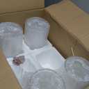 PHOSPHOR Hurricand Candle Holder 18 PCS, Glass Pillar Candle Holder, Clear Glass Cylinder Candleholder Glass Cylinder Vase for Centerpieces Wedding Party Decoration