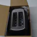 Toastmaster 2-Slice Toaster - Black with Stainless Steel - Kitchen Essential for Sandwich Bread & Breakfast Toast - Toaster with Wide Slots, High Rise Toast Lift & Cool-Touch Exterior