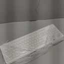 Wireless Keyboard and Mouse Combo, Full-Size Silent Ergonomic Keyboard and Optical Mouse, Long Battery Life, 2.4GHz Lag-Free Cordless Mice Keyboard for Computer, Mac, Laptop, PC, Windows(White)