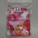 ZAFUL Women's 3 Piece Swimsuit Floral Halter Triangle String Bikini Tie Side Bottom with Boho Cover Up Skirt, S