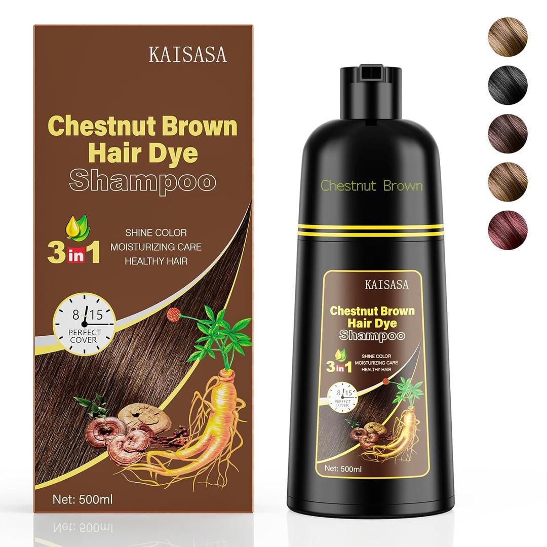 HAIR DYE SHAMPOO 7-10 (Chestnut Brown)