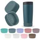 Kaitiaki 2Pcs Silicone Boot for Owala SmoothSip Slider Coffee Tumbler 20oz 12oz, Anti-Slip Sleeve for Travel Coffee Mug, Protective Accessories for Owala BPA Free (High Dive)