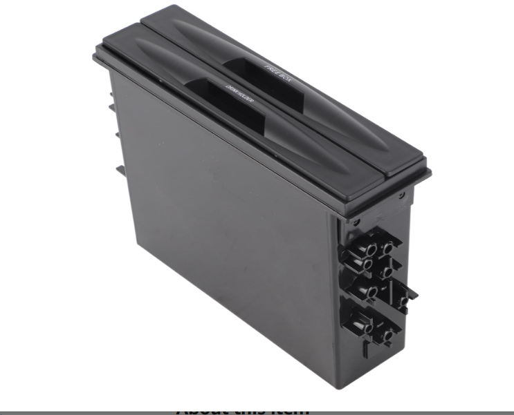 KIMISS Radio Drink Cup Holder, Car Double Single Din Radio Pocket Drink Cup Holder+Storage Box