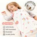 Baby Sleep Sack 0-6 Months 100% Cotton 0.5 Tog 3-6 Months Baby Wearable Blanket for Newborn, 3 Pack Breathable Soft Lightweight 0-3 Months Sleep Sacks with 2-Way Zipper