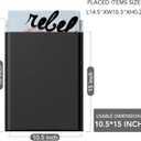 GSSUSA Large Bubble Mailers10.5x16 Padded Envelopes 40 Pack Black Padded Mailers Usable Size 10.5x15" Self-Seal Bubble Envelopes for Small Bubble Mailer,Packaging for Clothes,Magazines