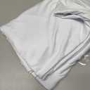 10 ft x 10 ft Wrinkle Free White Backdrop Curtains for Wedding Parties, Polyester Photography Backdrop Drapes for Birthday Parties Stage Backdrop Stand, 2 Panels 5x10FT Background Curtains