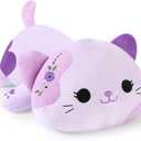 Onsoyours Original Lavender Cat Plush 13 Inch Kitty Plushies Toy Kitten Stuffed Animal Soft Pillow Kawaii Plushie Gift for Kids & Adults (Lavender Cat,13")