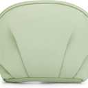 E-Tree Makeup Bag Travel Toiletry Bag Half Moon Small Make up Pouch Cosmetic Case Organizer Cute Waterproof for Girls Women Travel Essentials Toiletries Accessories (Green)