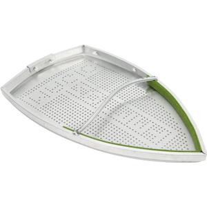 Iron Rest Pad Plate for Ironing Board and Mat, Metal Shoe Cover, 12.7 x 22cm