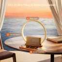 Alarm Clock with Sunrise & Sleep Sound Machine Natural Wake-Up Light, Dual Alarms & Snooze, 20 Soothing Sounds, Dimmable Clock & Night Light, for Heavy Sleepers & Adults, Deep Wood Grain