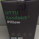 UTTU Cervical Pillow for Neck Strain Relief, Memory Foam Neck Pillow for Sleeping, Adjustable Orthopedic Sandwich Pillow, Contour Cooling for Side Back Stomach Sleeper, King(27.6"15.7"5.2"/4.5")