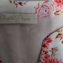 Belle Poque Floral Tops for Women Spring Summer Dressy Casual Blouses Short Sleeve V Neck Shirts Peplum Tops Pink L
