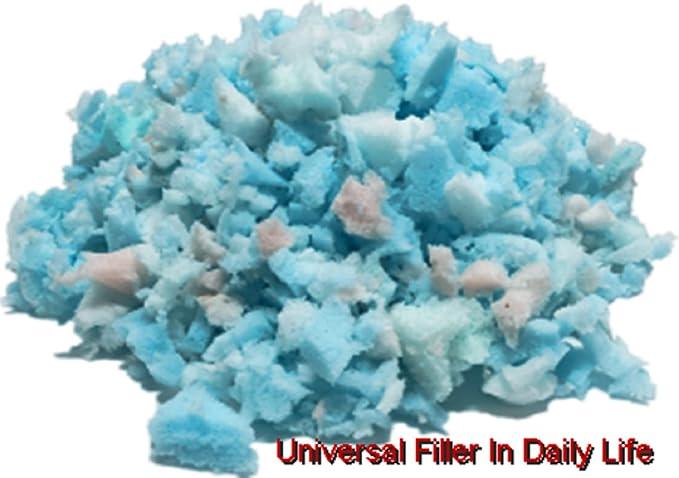 Mattress Grade High Density Shredded Memory Foam Filling Inserts for Pillow Stuffing, Bean Bag Filler, Chair, Sofa, Pet Dog Beds, Cushions, Upholstery and Couch Refill (20.5 lb) 