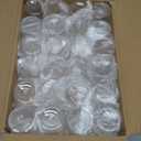 Goodluck 24pack Clear Disposable Champagne Flutes9oz Stemless Champagne Flutes,Stemless Disposable Clear Plastic Toasting Glasses for Weddings, Birthday Parties, Family Gatherings, Bars etc