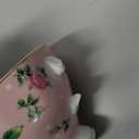 BTaT- Floral Tea Sets for Adults, 13 pcs, Service for 4, Pot (38 oz) & Cups (8 oz) with Saucers, Pastel Pink Floral Design with Gift Box, Porcelain Tea Set for Adult, Dishwasher Safe