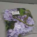 DILATATA Faux Hydrangea Large Artificial Purple Hydrangea Flowers 26" Real Touch Hydrangea Flowers Lifelike Silk Hydrangea Stems for Wedding Party Garden Home Decor-3pcs