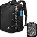 MATEIN Vacuum Seal Backpack Travel, Waterproof Carry on Backpack with Vacuum Compression for Airplanes, TSA Personal Item Travel Bag Fits 17 inch Laptop, Large Airline Approved Luggage Suitcase, Black