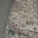 zesthome 3x5 Rug Ultra Soft Washable Rug, Non Slip Area Rug Indoor Entrance, Stain Resistant Rugs for Living Room Bedroom, Vintage Home Decor Area Rugs (Beige,3'x5')