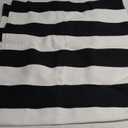 KILOCOCO Black White Striped Rug - 3'X5' Front Door Mat Outdoor, Welcome Mats Rugs Cotton Washable Front Porch Rug Layered Doormats for Kitchen Farmhouse Entryway