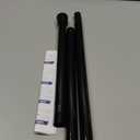 Black Tension Curtain Rod 28 to 48 Inch Spring Rod No Drilling Adjustable Shower Curtain Rod for Windows, Bathrooms, Closet, Kitchen