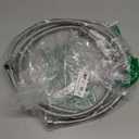 Vataler Faucet Line Connector Braided 304 Stainless Steel Supply Hose 1/2" I.P. Female Thread to 1/2" I.P. Female Straight Thread Faucet Hose Replacement (One Pair)