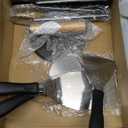 27pcs Griddle Accessories Kit for Blackstone, Professional Hibachi Flat Top Grill Tools, Enlarged Spatula Gift Set with Basting CoverBurger Press Patty Maker for Outdoor BBQ Teppanyaki