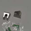 Dual Slot Handheld Shower Head Holder, Secure Screw-in Wall Mount Bracket, 304 Stainless Steel Shower Wand Holder(2 Pcs)