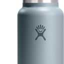 Hydro Flask Water Bottle - Insulated Stainless Steel - Wide Mouth Flex Chug Lid, Non Spill, Leakproof in 32 Oz Shale Gray