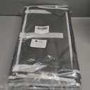 2 Packs 5-Tier Over the Door Organizer with 10 Side Mesh Pockets, 48 lbs Load Capacity, 3 Hooks Design, Hanging Storage Organizer with Clear Windows for Bathroom, Bedroom, Nursery, Kitchen-Grey