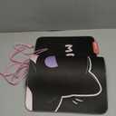 JMIYAV Pink RGB Gaming Mouse Pad 31.5x12 Inch PC XL Large Extended Glowing Led Light Up Desk Pad Non-Slip Rubber Base Computer Cute Mousepad Mat Desk Accessories Gaming Setup 352 (Shadow Meow)