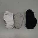 Cozyway Ankle Cotton Toddler Socks - 9 Pack Stretch Toddler Girl Socks, Toddler Boy Socks, Black/White/Gray, 3T-5T, Unisex