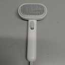 aumuca Cat Brush for Shedding, Cat Brushes for Indoor Cats, Cat Brush for Long or Short Haired Cats, Cat Hair Brush Cat Grooming Deshedding Brush for Dog Kitten Rabbit Massage Removes Loose Fur, White