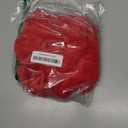 AVOIN colorlife Valentine's Day Love Heart Throw Pillow Cover Set of 2, 16 x 16 Inch Red Soft Plush Faux Fur Jacquard Anniversary Wedding Cushion Case Decoration for Sofa Couch