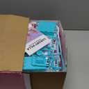 JUKUDAHU Villa Playset for Girls Ages 3-7, 4-Storey House with 10 Rooms, 2 Dolls, Furniture and Accessories, Indoor Playset Girls Toys for Ages 6-8, Pretend Toddler Toys, Birthday Gifts for Kids 4-8