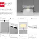 RCA R-RHUCC30SSS 30 in. Century Collection Ductless Under Cabinet Range Hood, Reusable Filter, Rocker Switch, Light, Stainless Steel