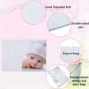 150 Pieces Sublimation Air Freshener Blanks Car Hanging Felt Air Freshener Sheets Rectangle Fragrant Sheets with Elastic Rope and 200 Pieces Bags for Car Interior Decoration