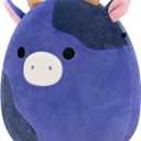 Squishmallows Original 8-Inch Ingred Purple and Black Spotted Cow - Official Jazwares Plush (Little)