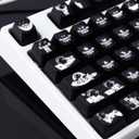 Hyekit Keycaps 108 Keys Backlight Keycap Set OEM Profile Double Shot Shine Through Custom Keycaps for Cherry Gateron MX Switches Mechanical Keyboard