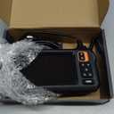 Endoscope Camera with Light, Inspection Borescope Camera with 4.3" IPS Screen, 1920P HD with 8 LED Lights, 16.6FT Semi-Rigid Cord Bore Scope, IP67 Waterproof Endoscope for Sewer, Tools(Orange)