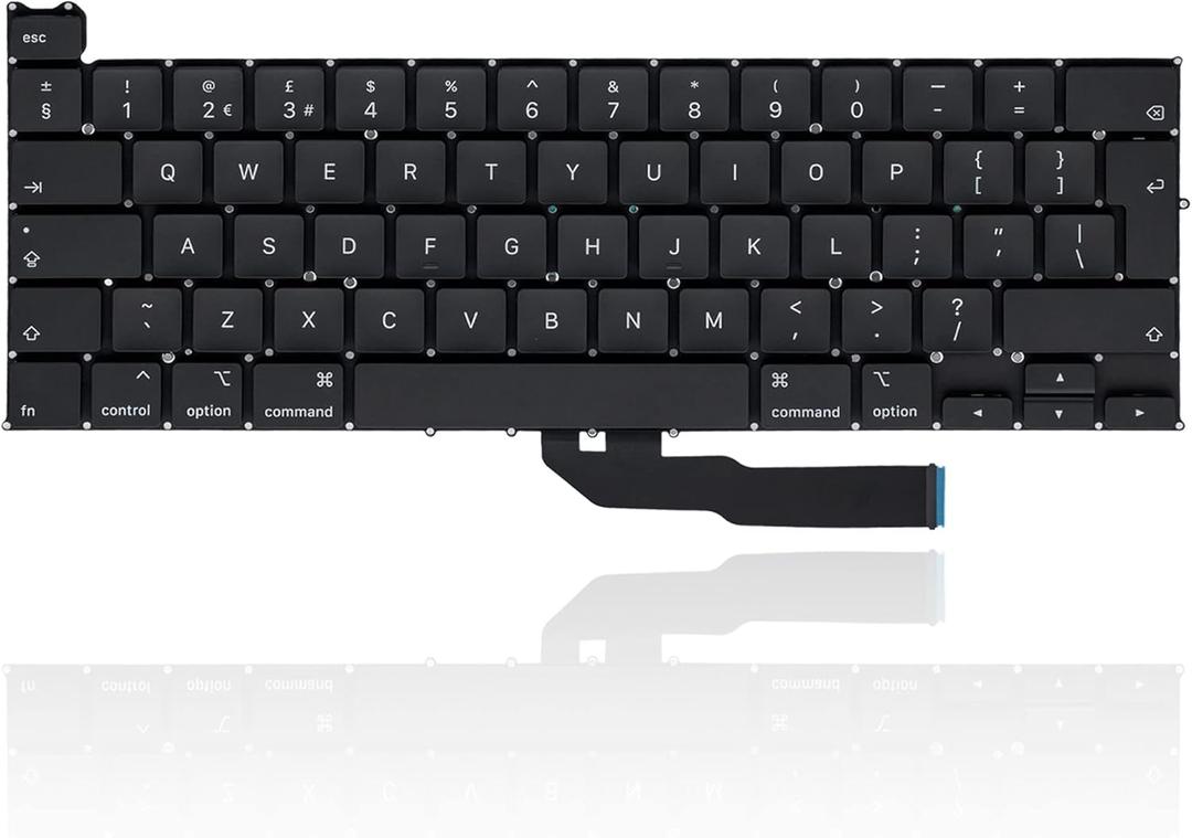 Keyboard Only Compatible for MacBook Pro 13" (UK English) (A2251: Mid 2020)
