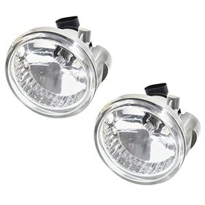 marddpair Left and Right Fog Lights Assembly Replacement for Highlander Echo Prius 2004-2007 Clear Lens with Bulbs Driving Lamps Fog Lights 8122152070 8121152070