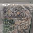 nunubaby Washable Pee Pads for Dogs, Stylish, Non-Slip and Leak-Proof Pee Pads. Reusable Potty Pads for Dogs for Crates and Floors.(Beige/Multi, 24" x36" )